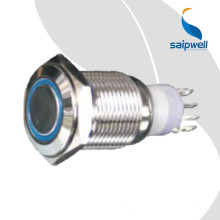 Saipwell CE Momentary Illuminated Switches Leuchtdrucktaster Blau 24V Leuchtdrucktaster